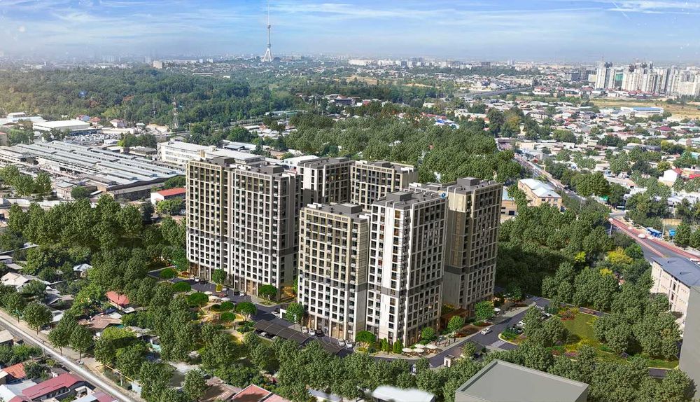 3 комнатная Новостройка,Мирзо Улукбекский,Ботанический Сад(xs)