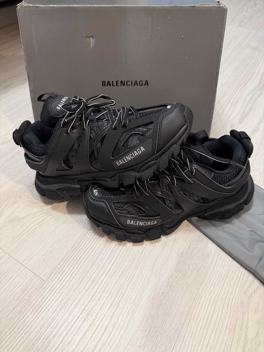 Adidasi Balenciaga Track Lace-Up Sneakers Premium Full Box Black