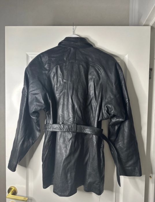 Geacă piele naturală vintage