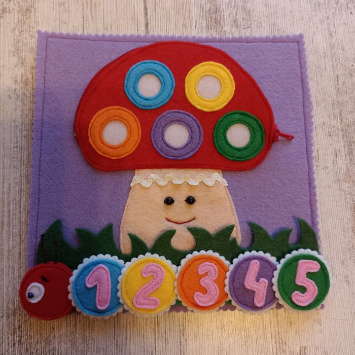 Развивающие планшеты из фетра