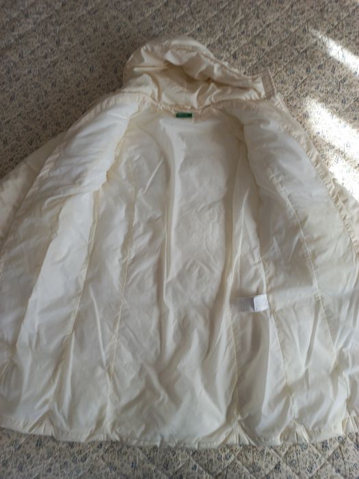 Дълго детско есенно-зимно яке Benetton, 10-11 год.