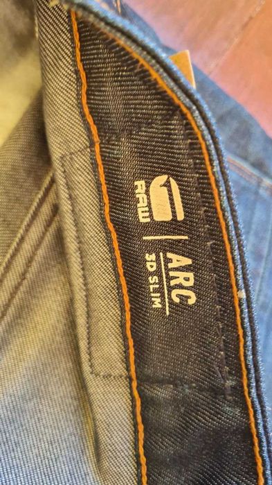 Мъжки Дънки - G-Star RAW Arc 3D Slim Jeans - Размер: 31/32 - Тъмносин