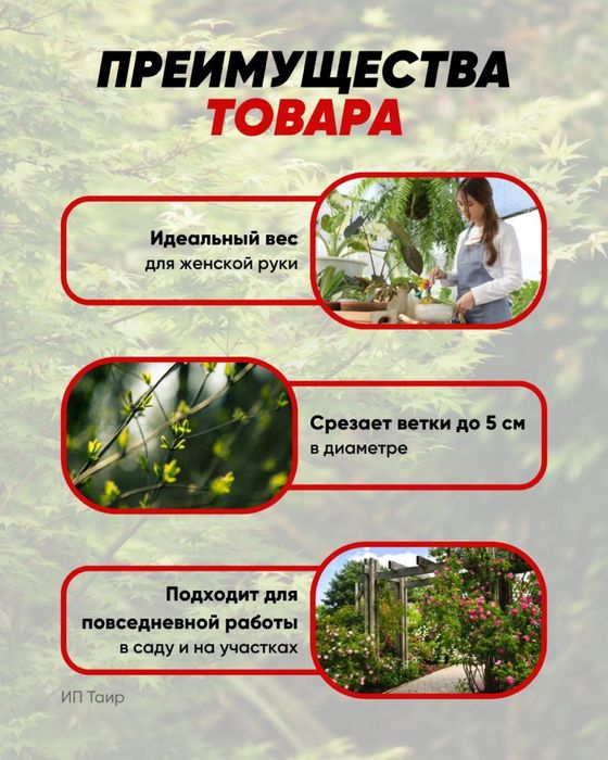 Секатор/кусторез