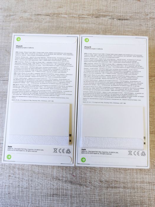 НОВ Apple iPhone 15 128GB Black Green Гаранция!