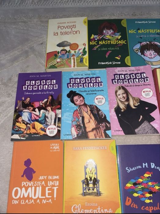 Carti pentru copii de 9-14 ani( pretul variaza la fiecare carte)