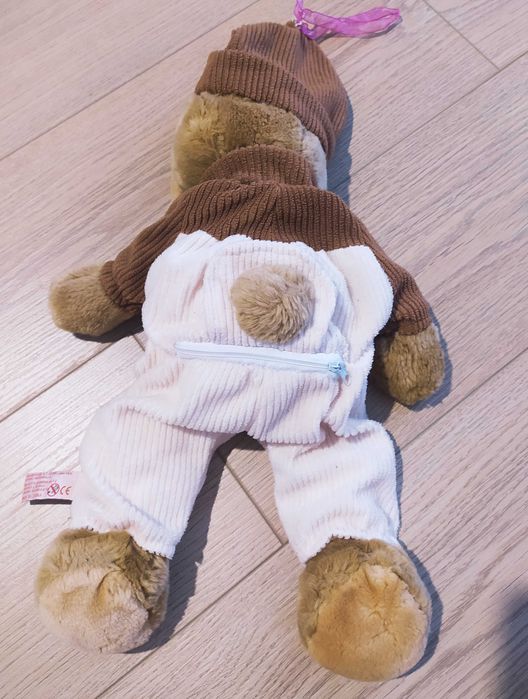 Ursuleț de plus cu buzunar