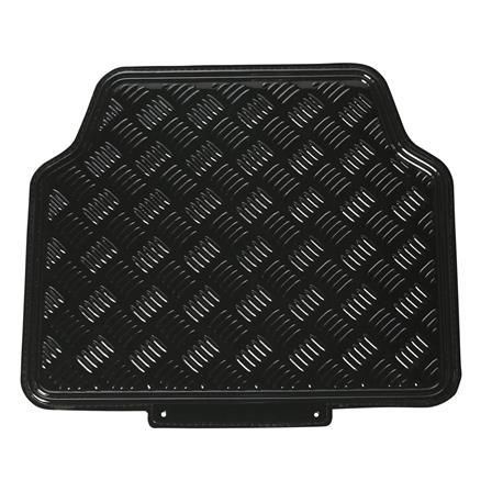 стелки за кола pvc alu look черни пияно лак 4броя sumex apa5000