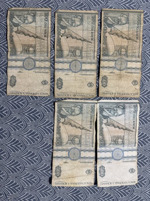 Bancnote de 500 decembrie 1992