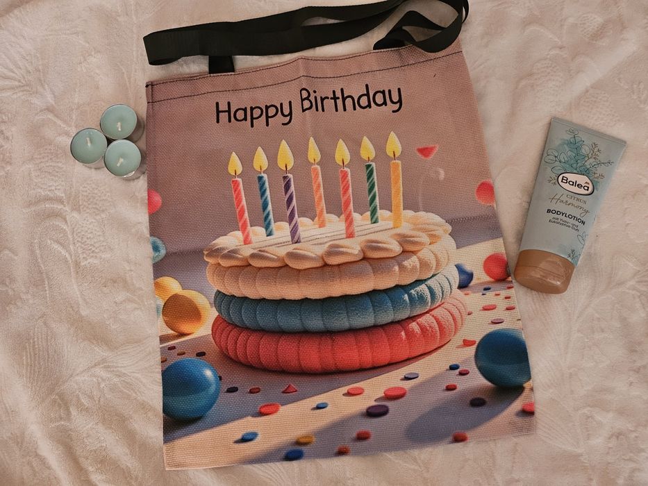 Платнени чанти с надпис