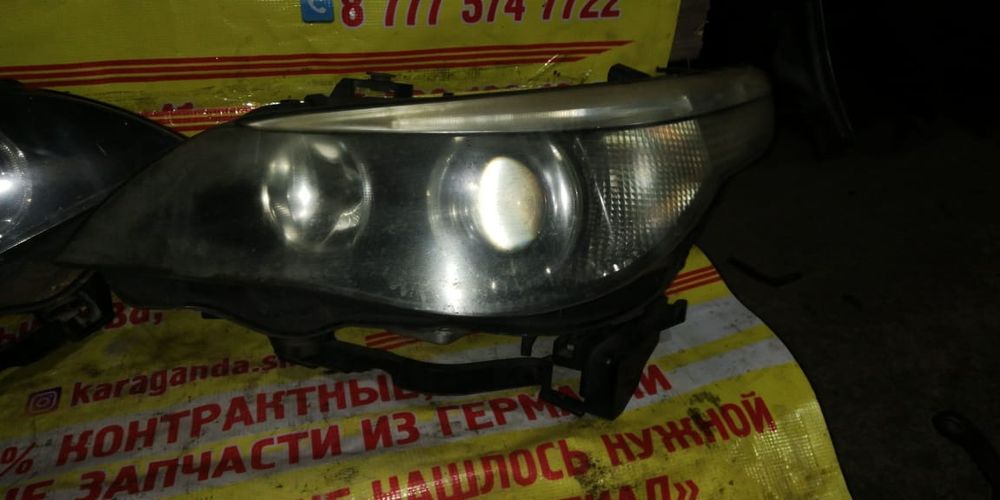 Фары передние на BMW E60 из Германии