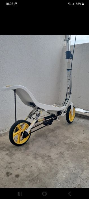 Trotinetă Space Scooter X580 Albă – Propulsie prin balans. Suportă 90 kg