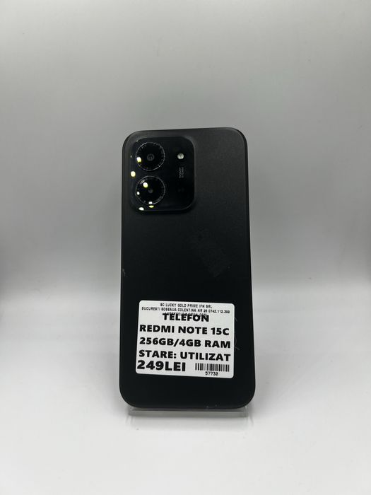 Redmi Note 15C 256 Gb / 4 Gb Ram / Garantie / #57730 Lucky Gold Colentina
