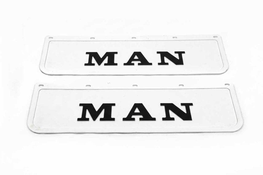 Релефни Черни Гумени Калобрани за Man / Ман 60x18 см к-т