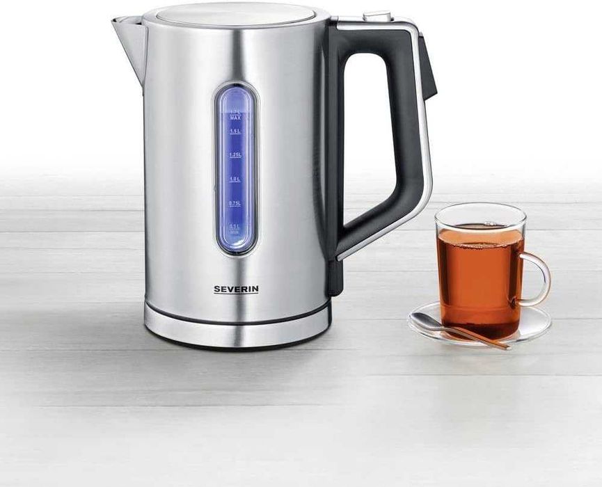 Електрическа канa SEVERIN WK 3418 СИВ, 1.70 L, 3000 W