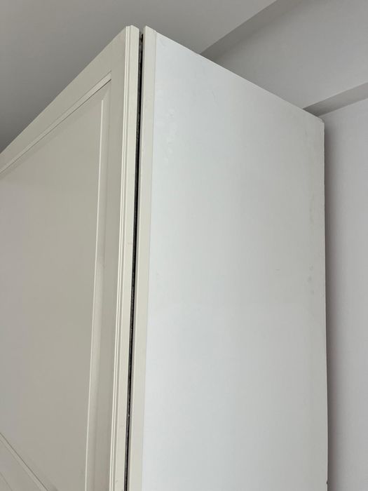 IKEA Dressing 2 Uși Glisante; Șifonier cu Bară și Rafturi; Dulap de Haine