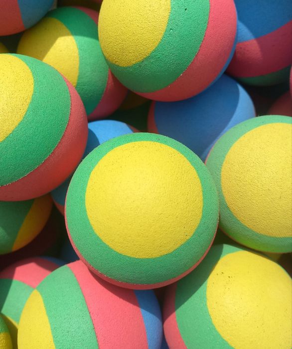 Паралоновые мячики коптоклар для аттракциона воздушные пушки пушечный