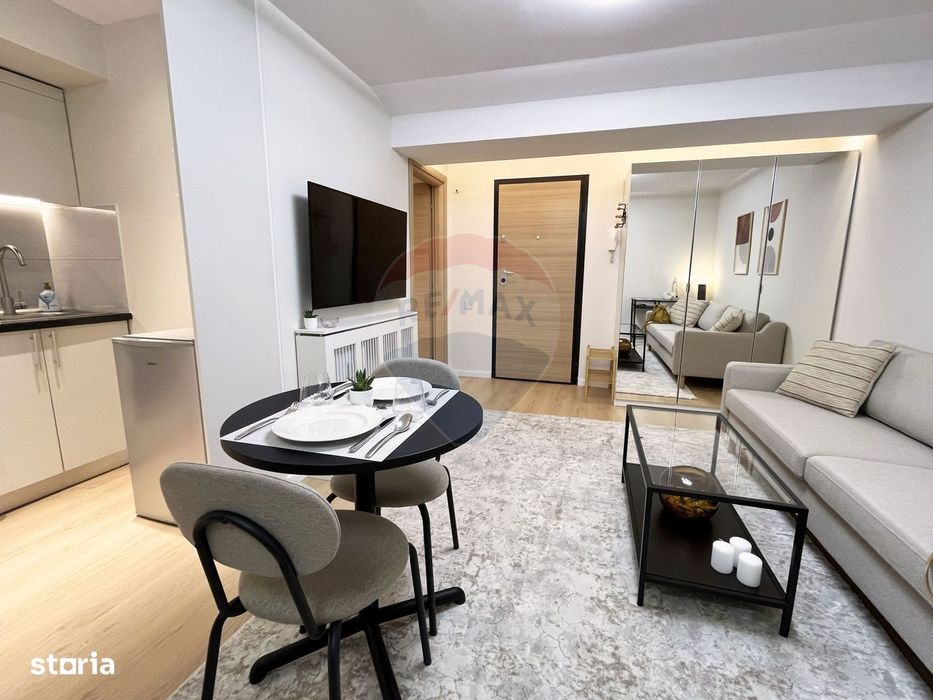 Studio modern, complet mobilat | Nordul Capitalei |