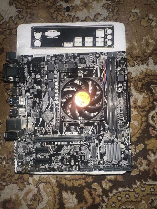 Kit placă de bază am4 a320m-k plus procesor și cooler
