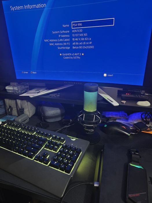 PS4 Slim Modat FW9.00 + controller