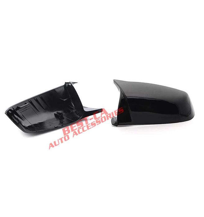 Капаци огледала с щипки черен гланц Batman BMW F01 F07 F10 F12 pre-lci