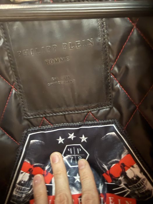 Geaca piele Phillip Plein