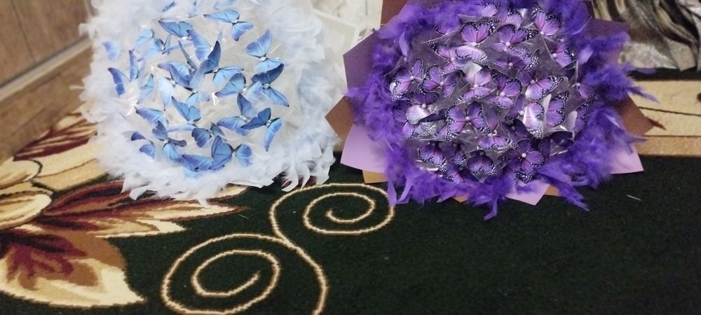 Babochkali Buket mandarnli Buket lentali atr gul turli hil sovgʻalar