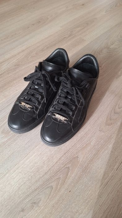 Кожаные кроссовки DSQuared