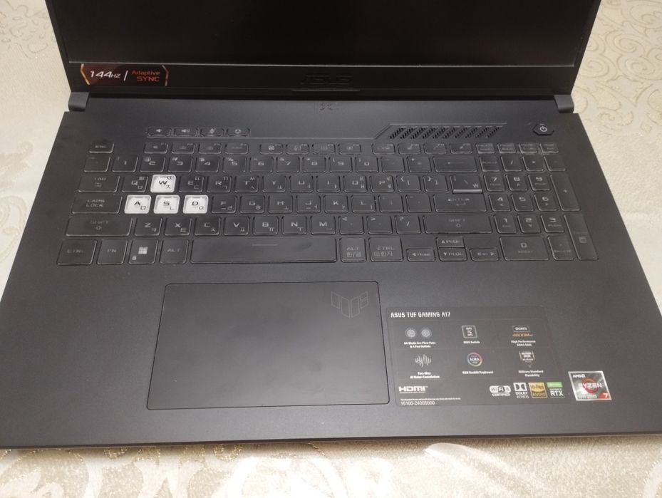 Notebook Asus Tuf Gaming A17