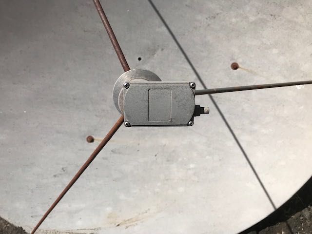 Antena satelit 1.4m, din aluminium montura polara cu actuator si LNB