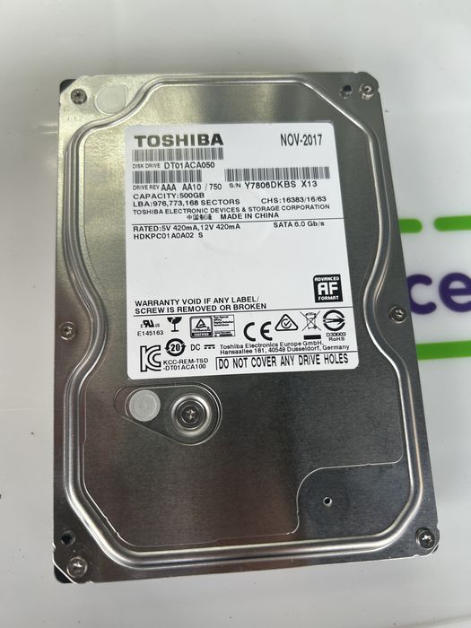 Toshiba 500gb Sata 6gb/s