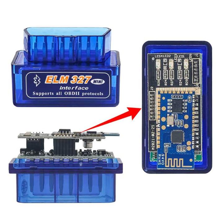 Elm327 V1.5 PIC18F25K80 Bluetooth OBD2 автодиагностичен скенер четец