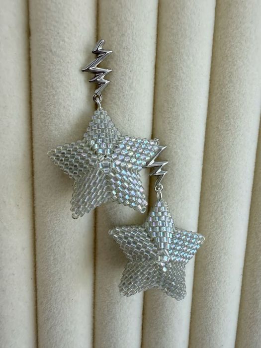 Серьги из бисера