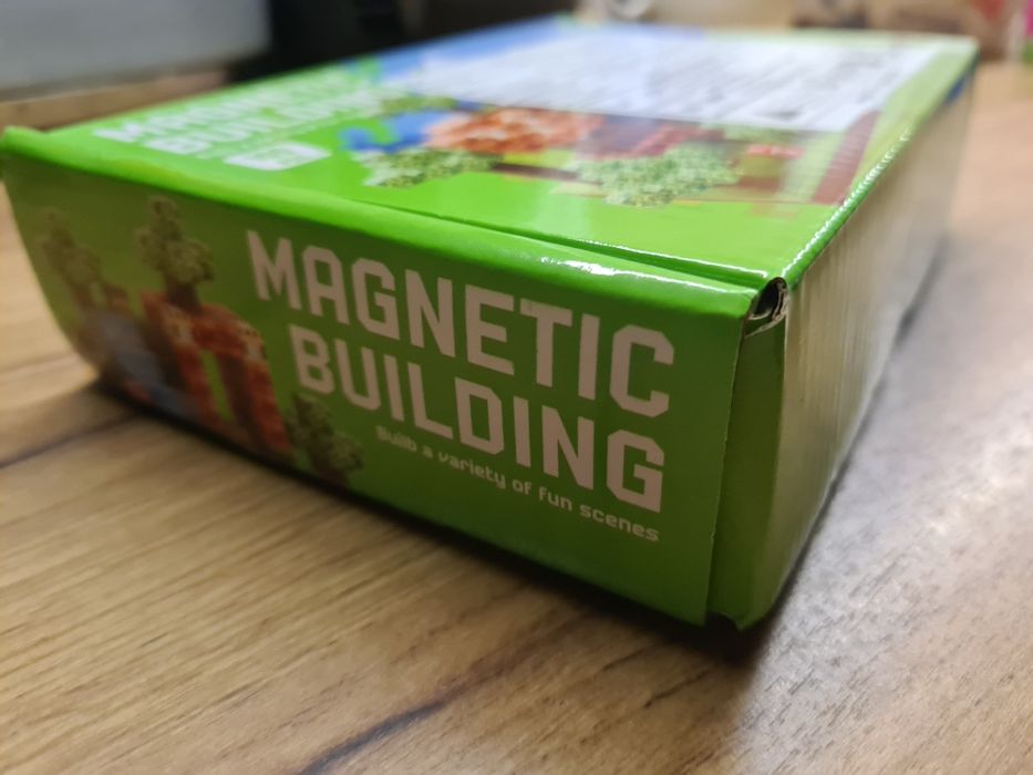 Комплект магнитни кубчета Майнкрафт Minecraft 100 броя с кутия