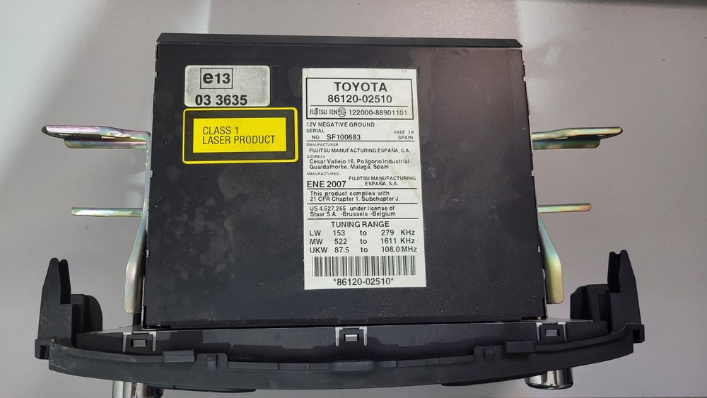 Radio CD original Toyota Auris / Corolla 2006-2012