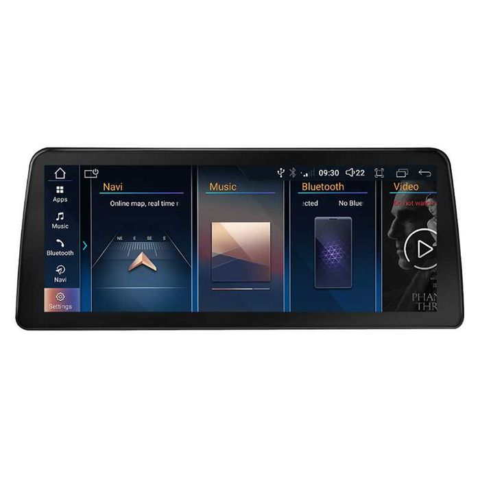 Navigatie Android BMW Seria 7 F01 12.3" CarPlay & Android Auto 8+128GB