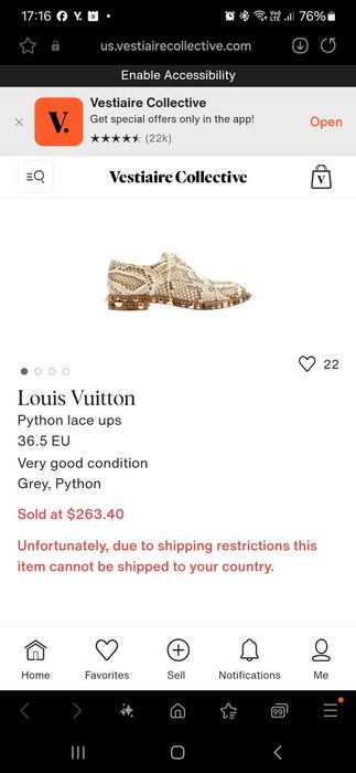 Женски обувки винтидж ЛуиВитон