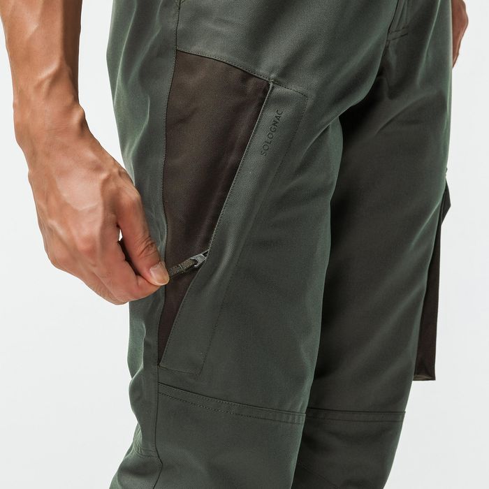 Pantalon Impermeabil Călduros 500 Verde - produs resigilat Decathlon