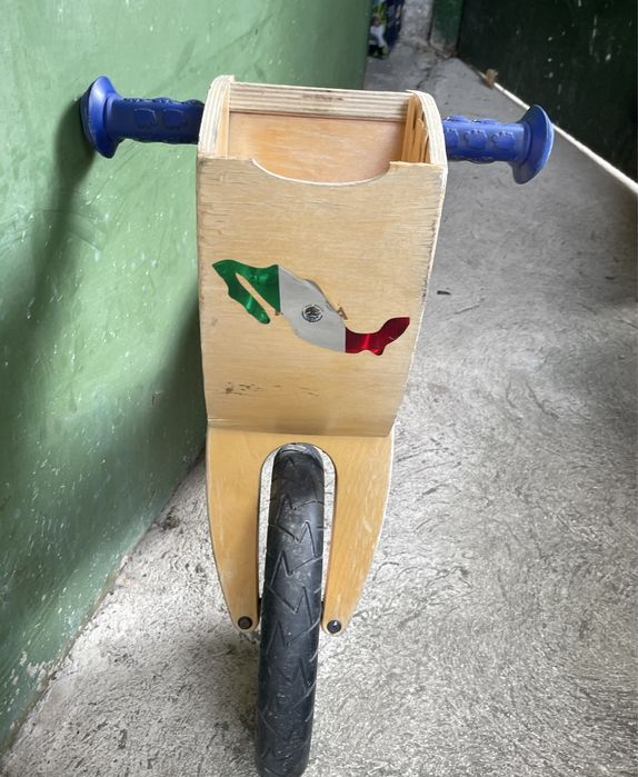 Детско дървено баланс колело