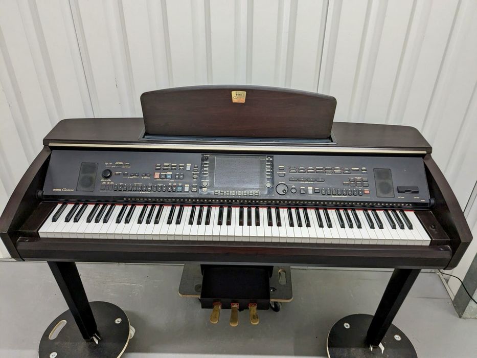 Pian Electronic Yamaha Clavinova CVP 307 maro inchis