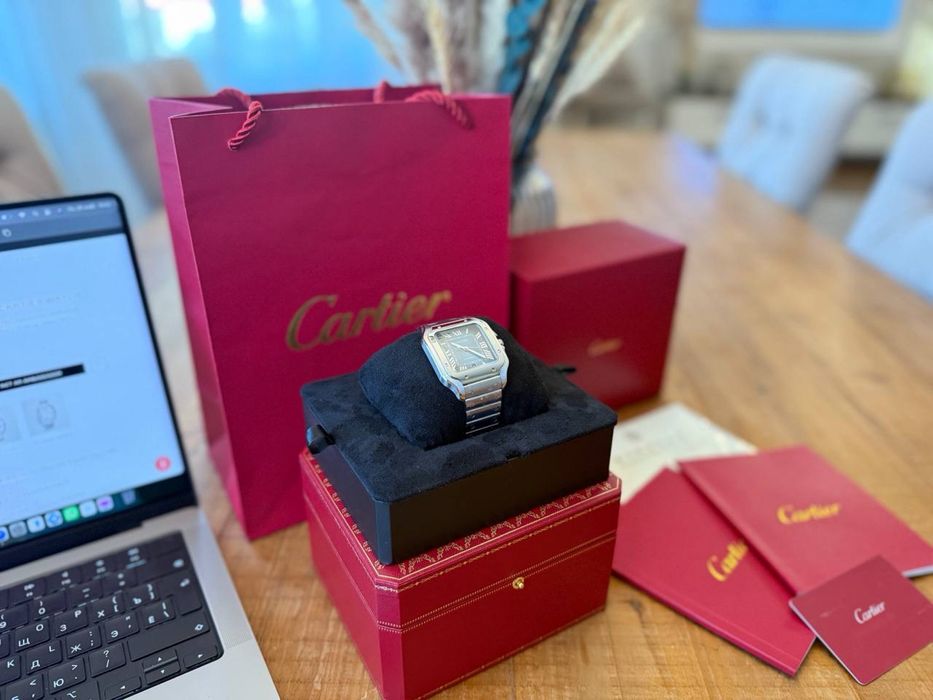 Часы Cartier Santos Blue