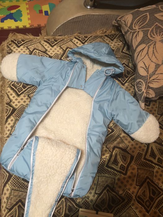 Конверт для малыша зимний