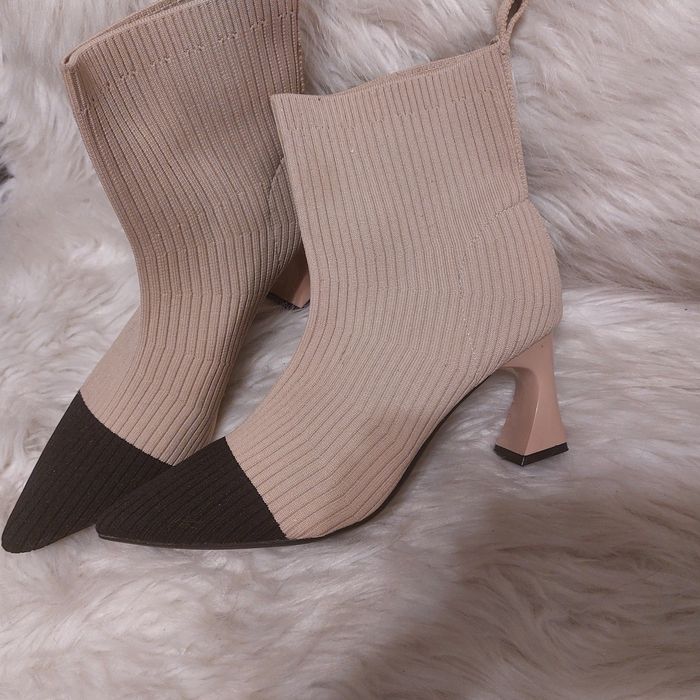 Ботильоны текстильные