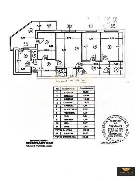 Apartament 4 camere Titulescu | Imobil 1978 — fotografia 1
