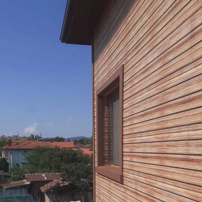 Стенен панел с модерна визия на дървена ламперия