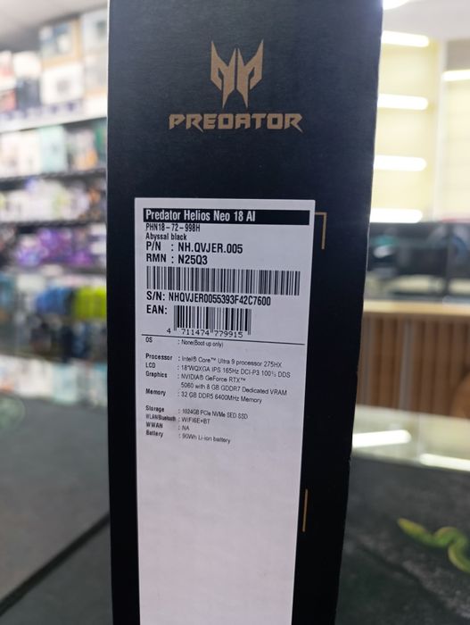 Acer Predator Helios Neo 18 AI