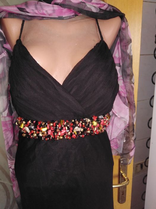 Rochie din mătase naturala, Guy Laroche, mărimea 46, purtata o singura