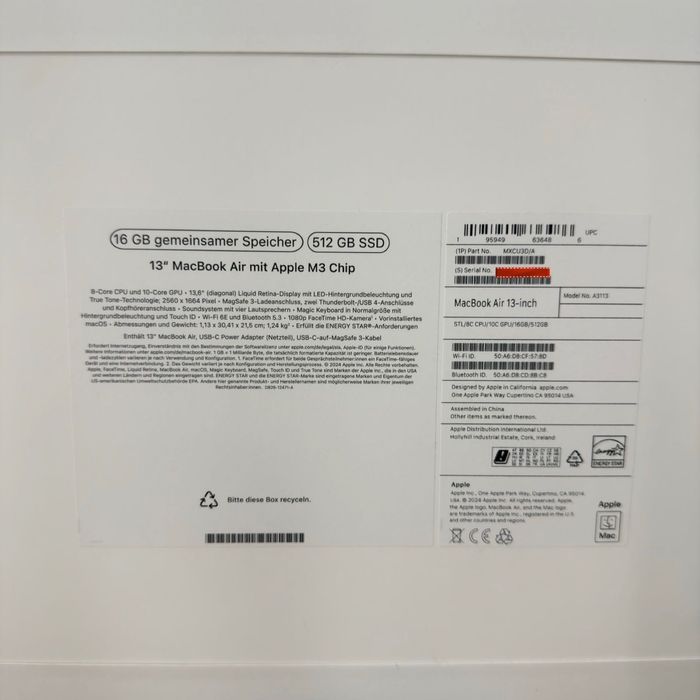 MacBook Air 13 M3 512GB / 16GB RAM Starlight GARANTIE 2 ANI | TrueGSM