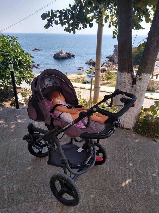 Бебешка количка + кошче за новородено Bebe Comfort