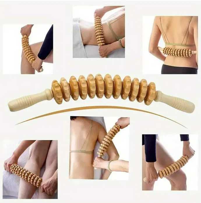 Дървен масажор за тяло