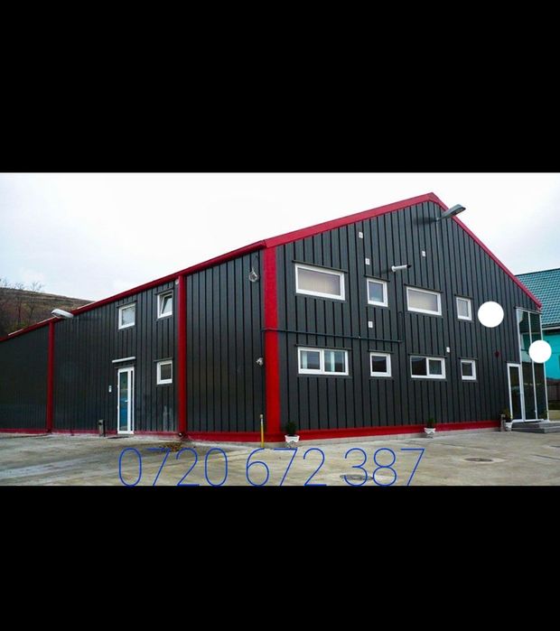 Vand hala de 10x45x3 confectionata din profile ipe .